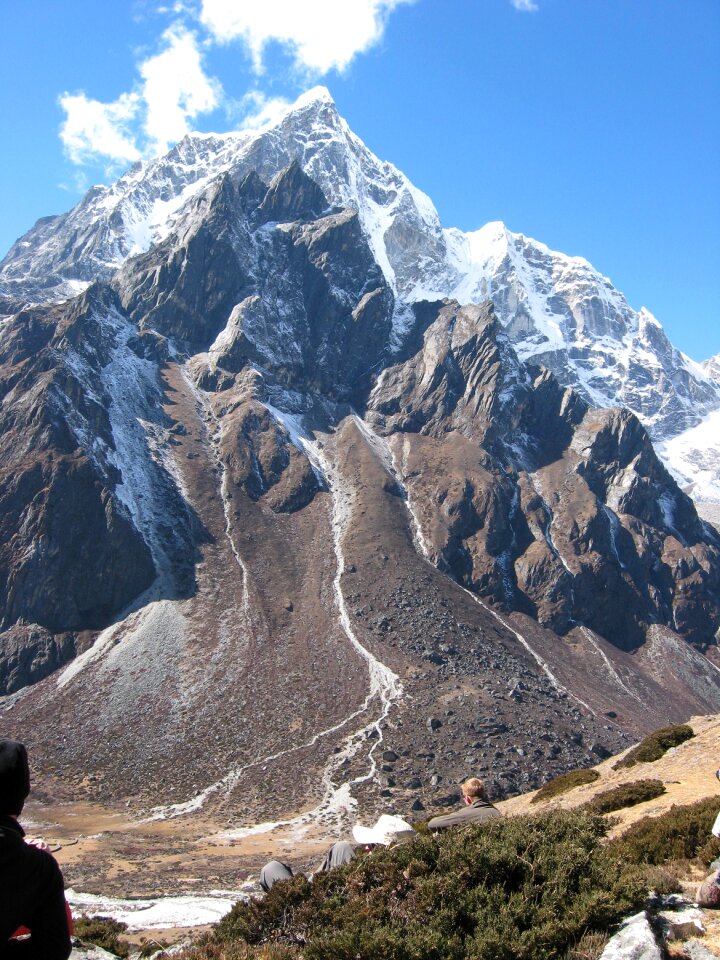 Snow everest trek himalaya photo