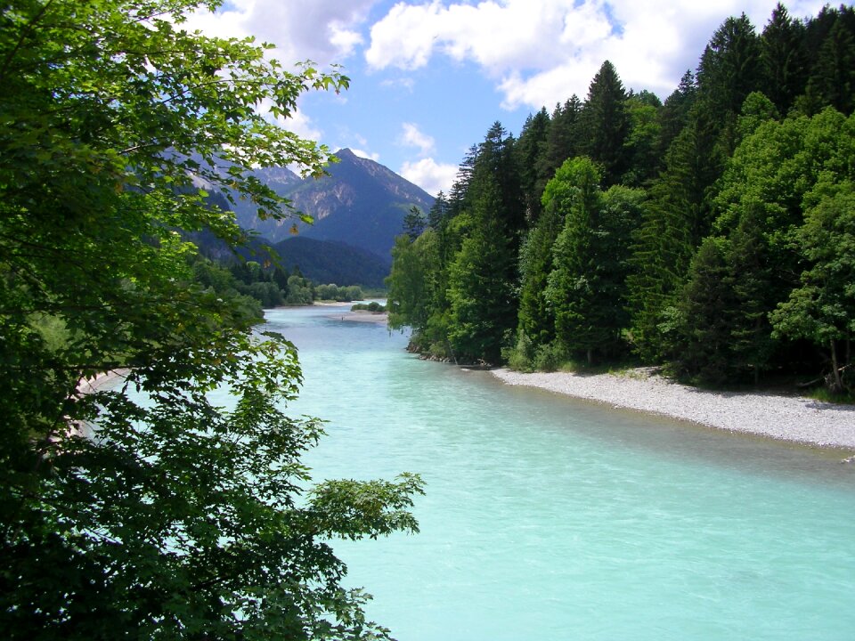 River mountains lech