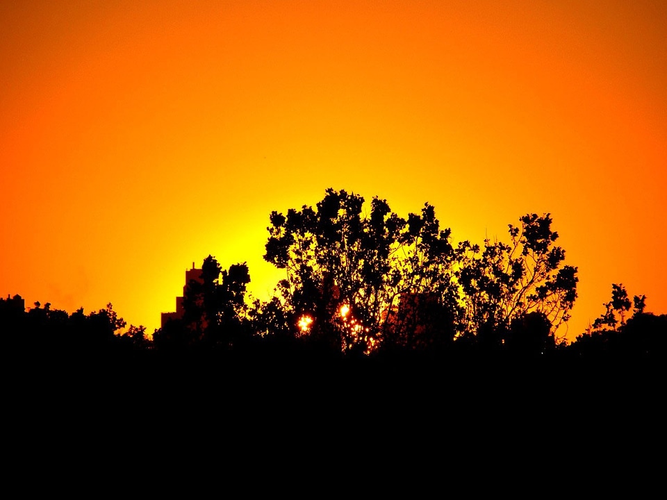 Dusk evening sky photo