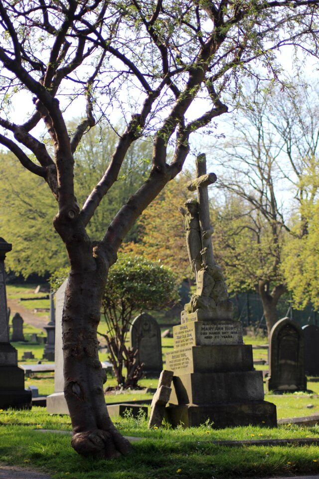 Gravestones winter religion