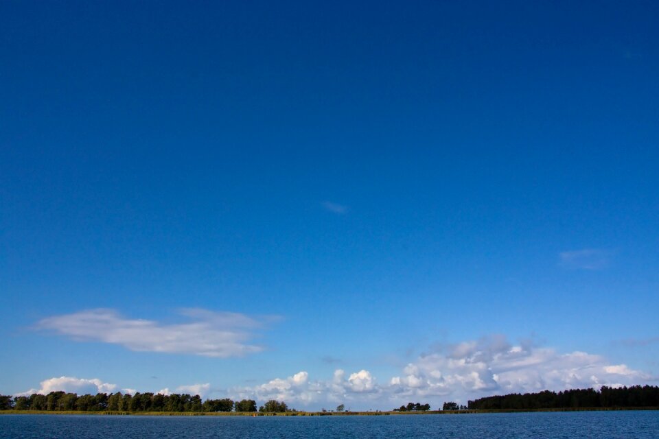 Baltic sea water blue