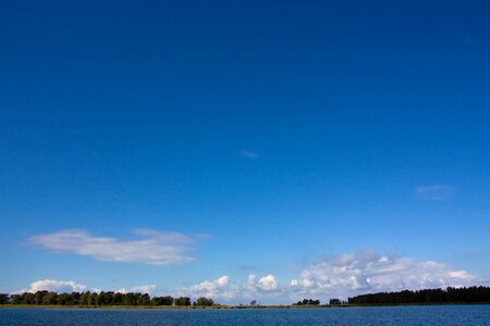 Baltic sea water blue