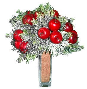 Weihnachtsdeco vase arrangement