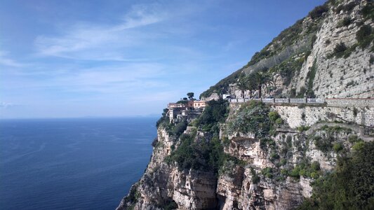Scarp the mountain road italy