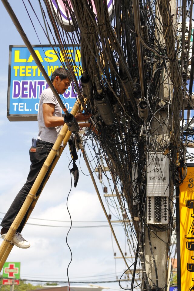 Power lines elektrik electrician