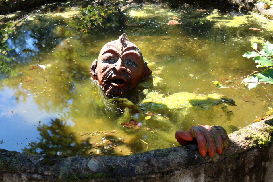 Water water fountain figure
