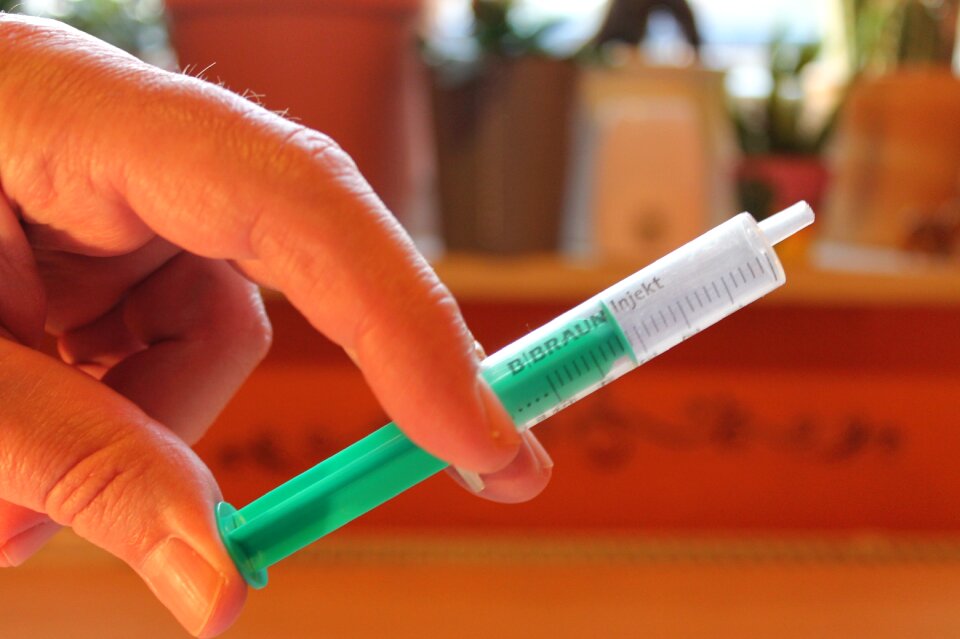 Syringe medical inject