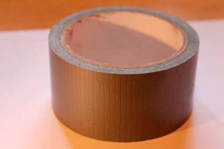 Silver band textile tape
