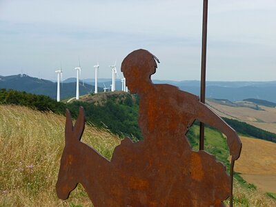 Don quijote wind jakobsweg