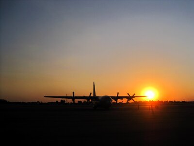 Transport sunset twilight photo