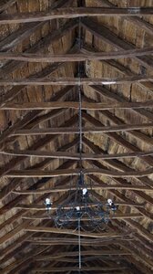Old inside roof wood