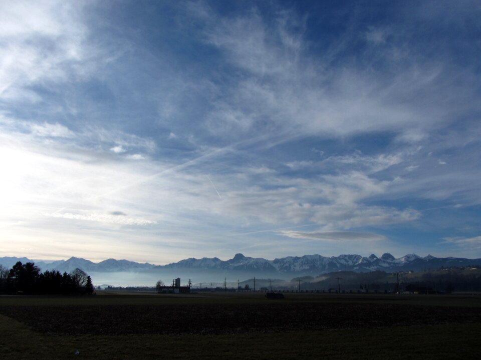 Sky view switzerland