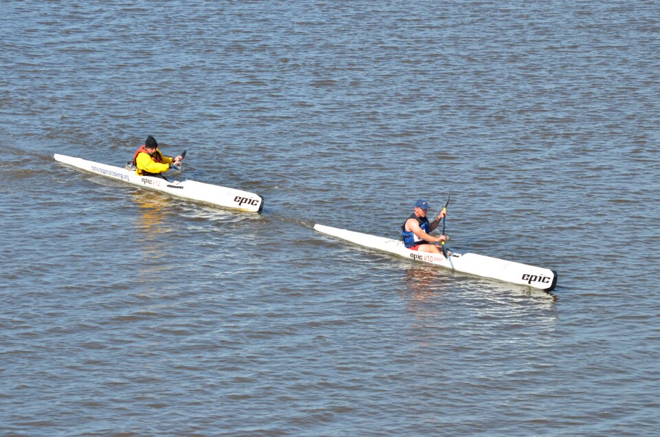 Ocean rafting canoe photo