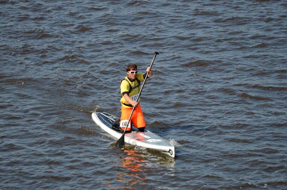 Man boat adventure