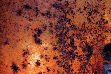 Rusted rusty iron