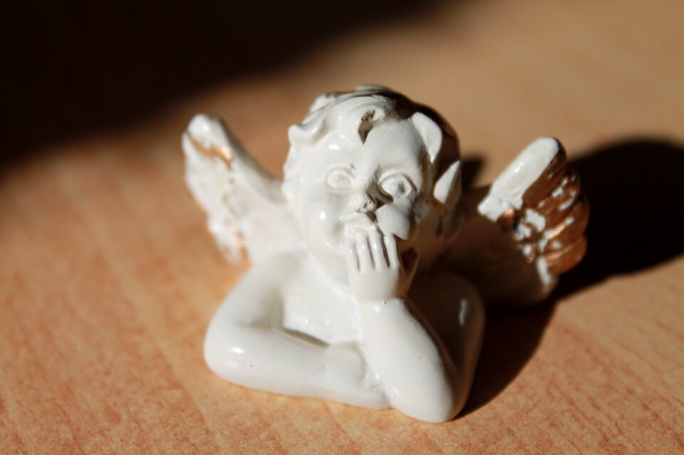Flying figure porcelain