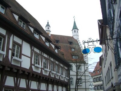 Glasses look blue turret