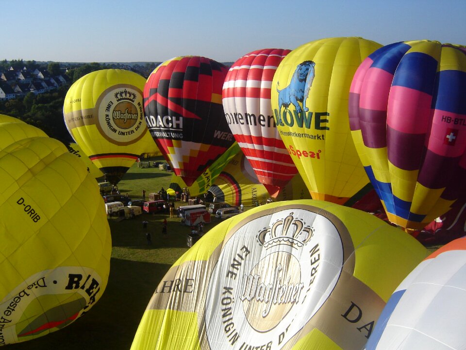 Balloon launch hot air balloon aviation