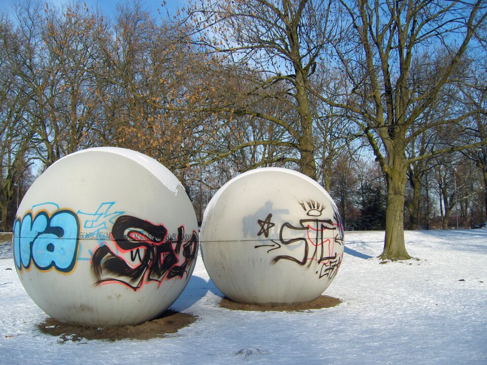 Münster aasee graffiti