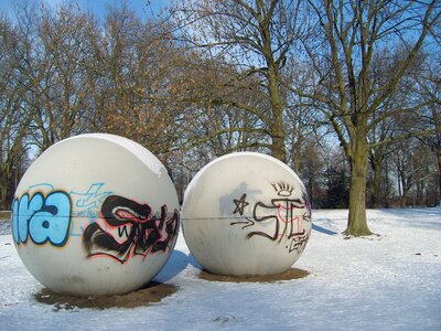 Münster aasee graffiti