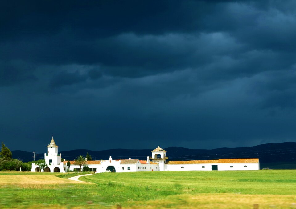 Spain storm rain clouds