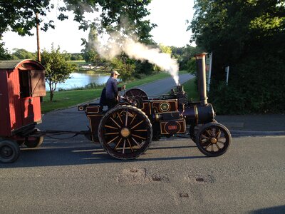 Steam history tractor
