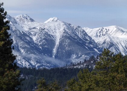 British columbia canada winter photo