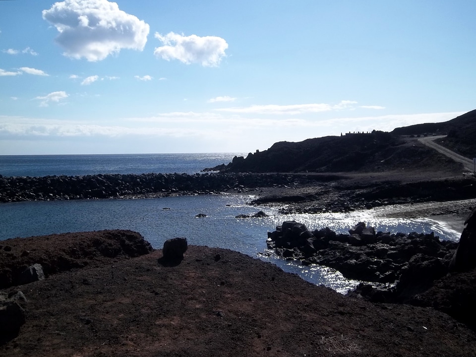 Nature coast line landscape