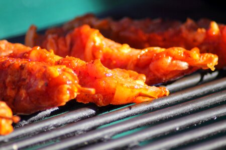 On grilling meat delicious