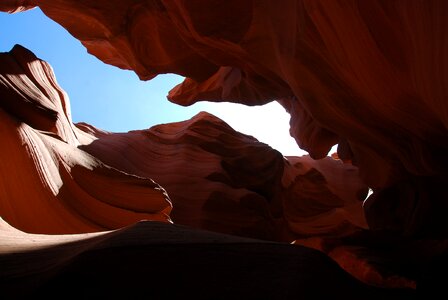 Canyon gorge rock