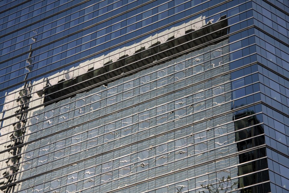City facade architecture