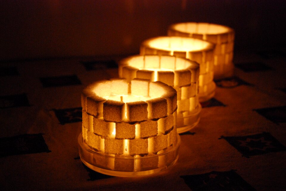 Christmas advent fire