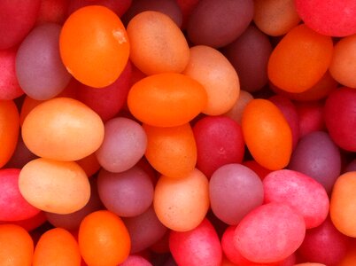 Beans background candy bar