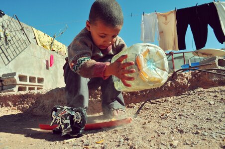 Kid outdoors marrakech photo