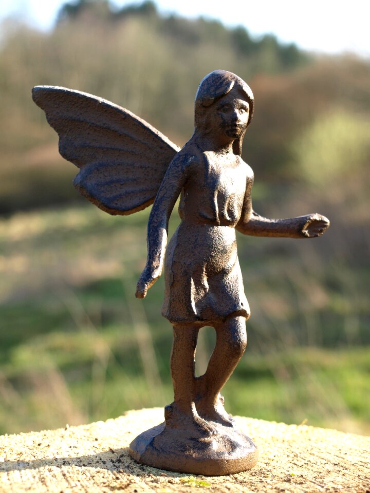 Figure bronze sculpture