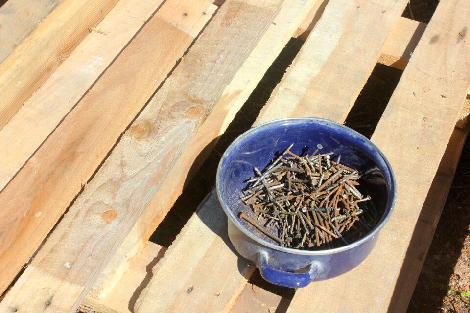 Steel metal nail