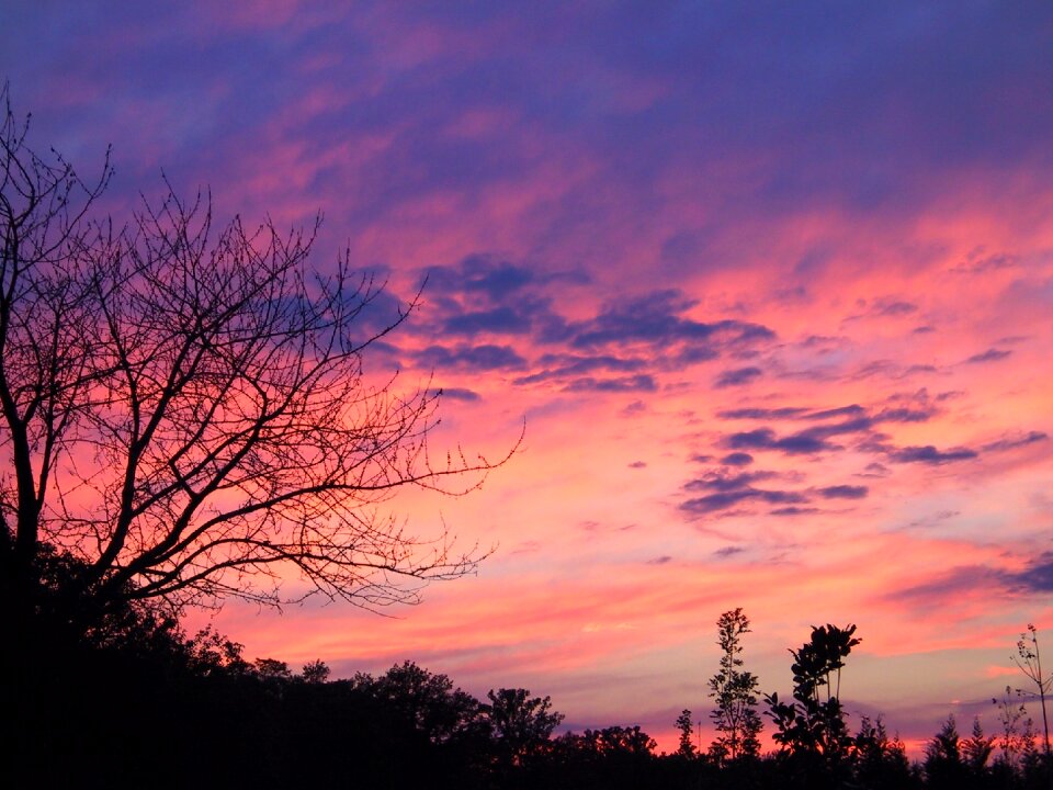 Evening sky romance abendstimmung