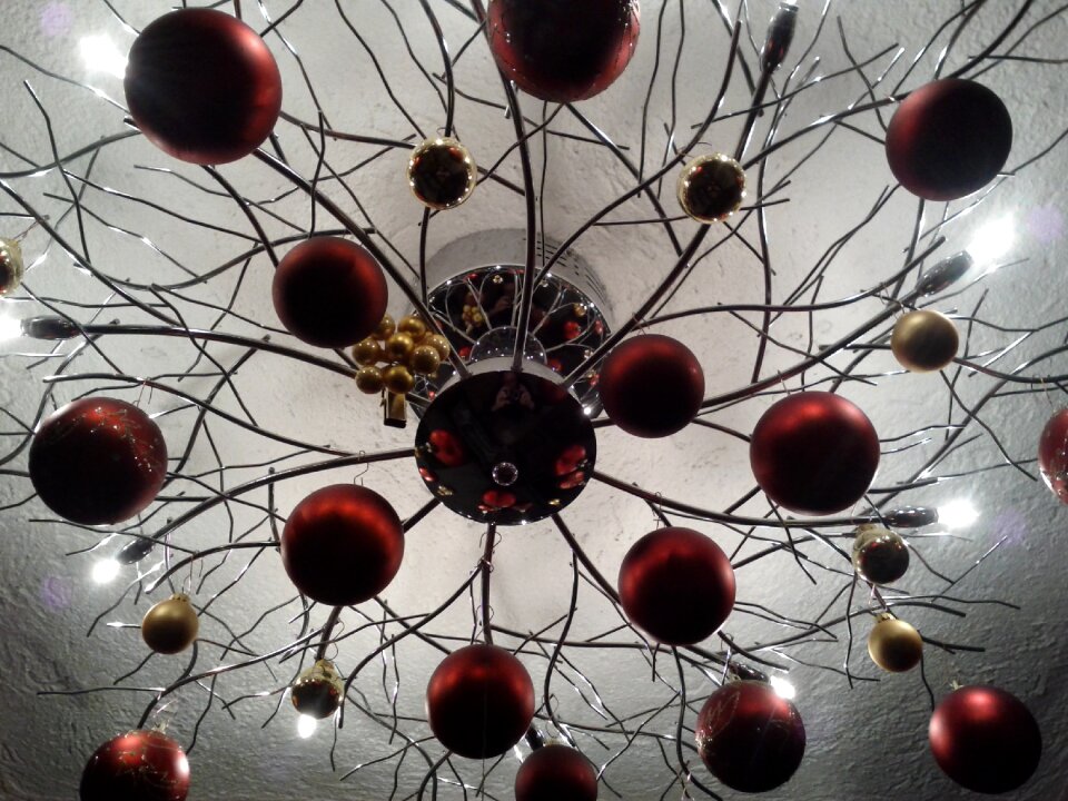 Christmas halogen awning