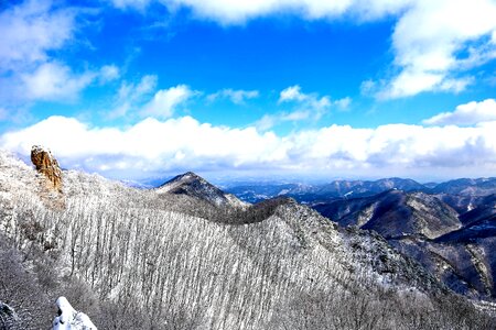 Sky mountain nature photo