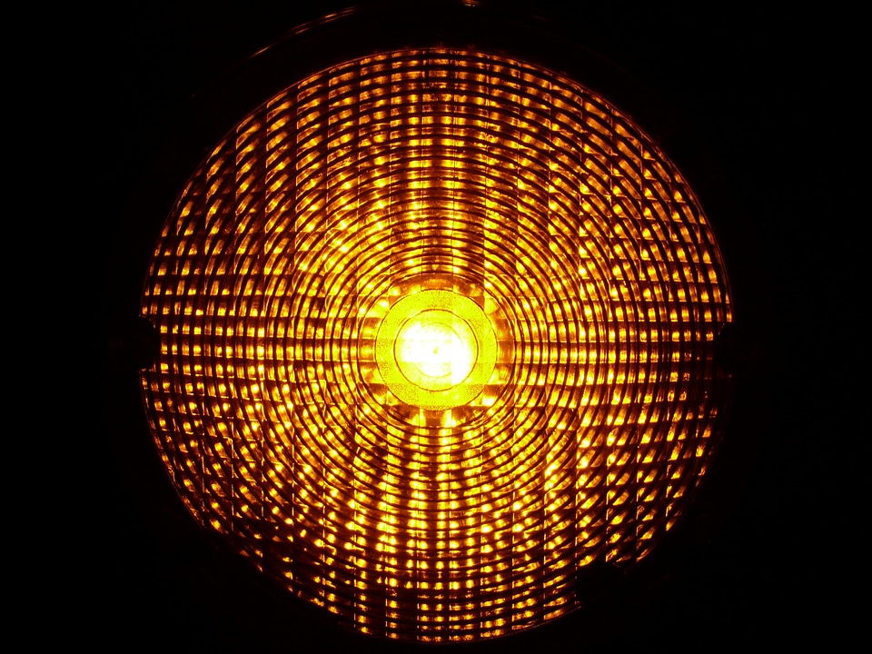 Light source road light signal