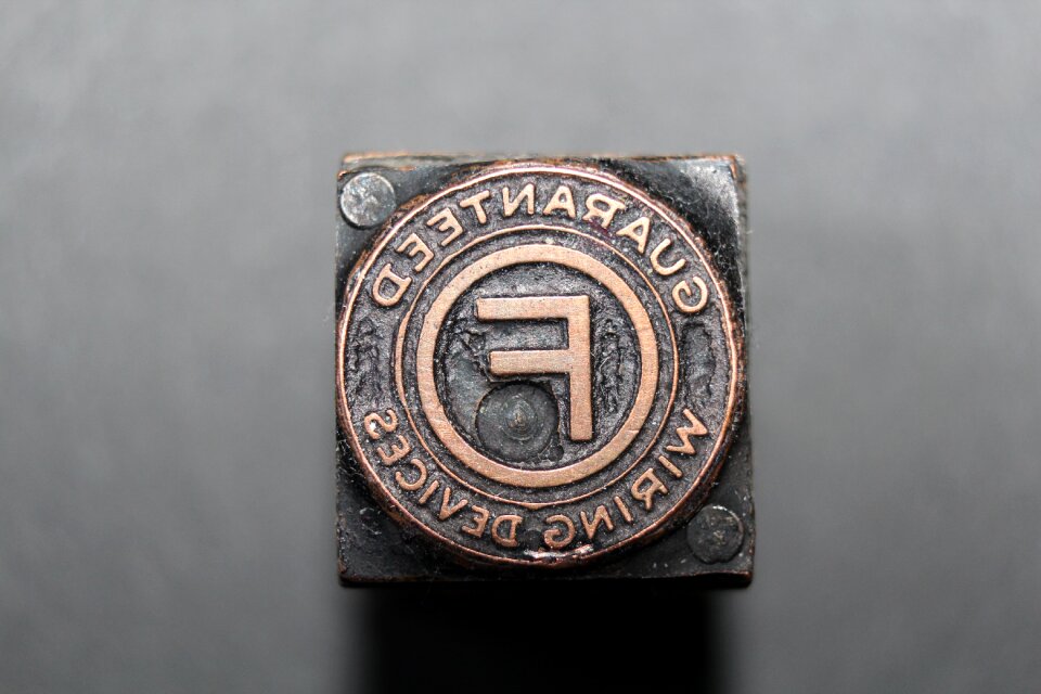 Hand piecing letter printing