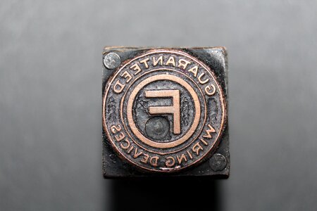 Hand piecing letter printing