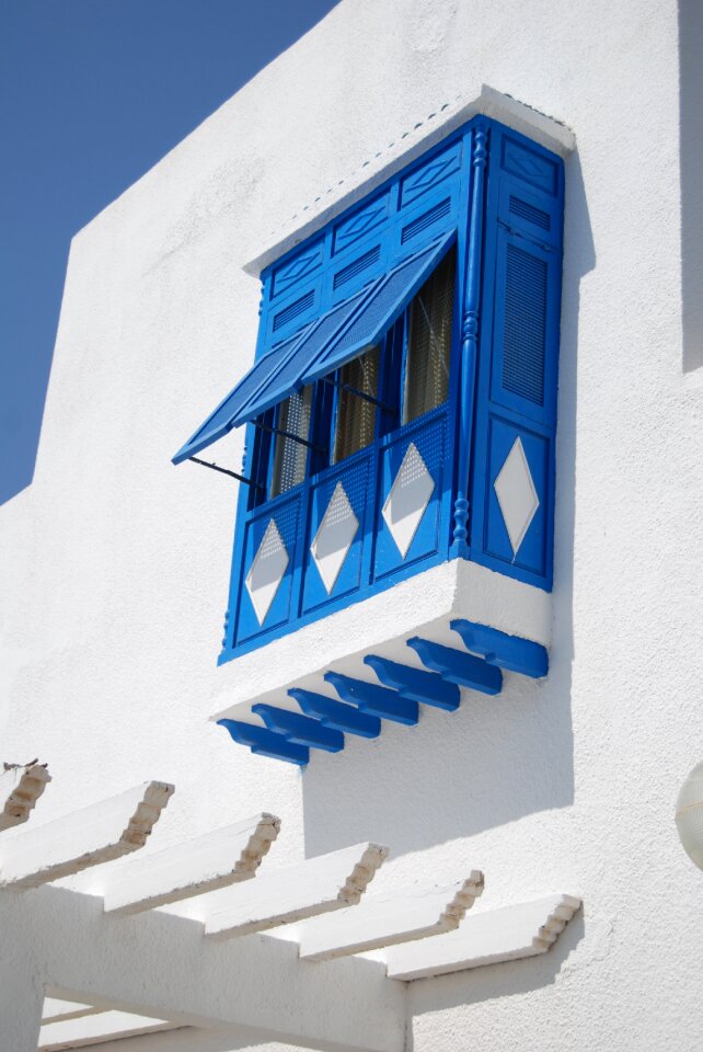 Building house blue