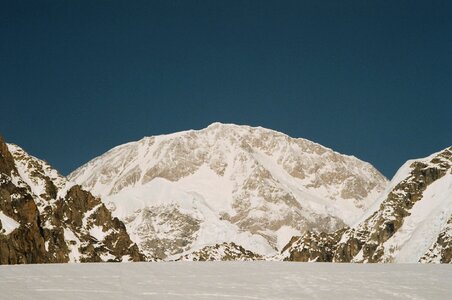 Snow mckinley mountain photo