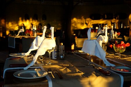 Namibia dinner decoration