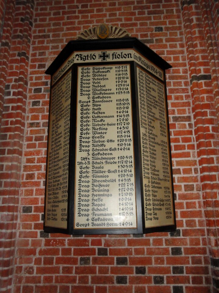 War memorial st nikolai church 1 world war 1914 1918