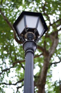 Lamp post safe lights