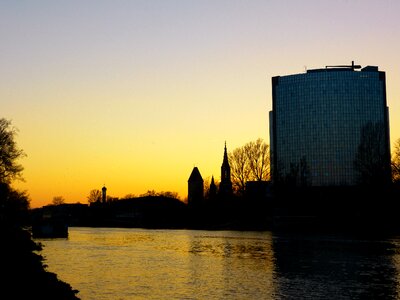 Danube river water photo