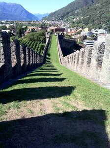 Castle fortress battlements photo