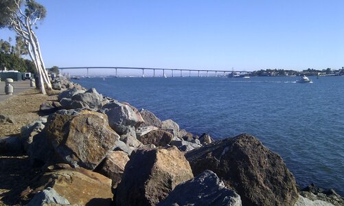 Bay ocean bridge photo